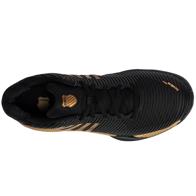 K-Swiss/Master Athletics Men's Hypercourt Express 2 Tennis Shoe (Size 11,Black/Gold) (No Original Box)