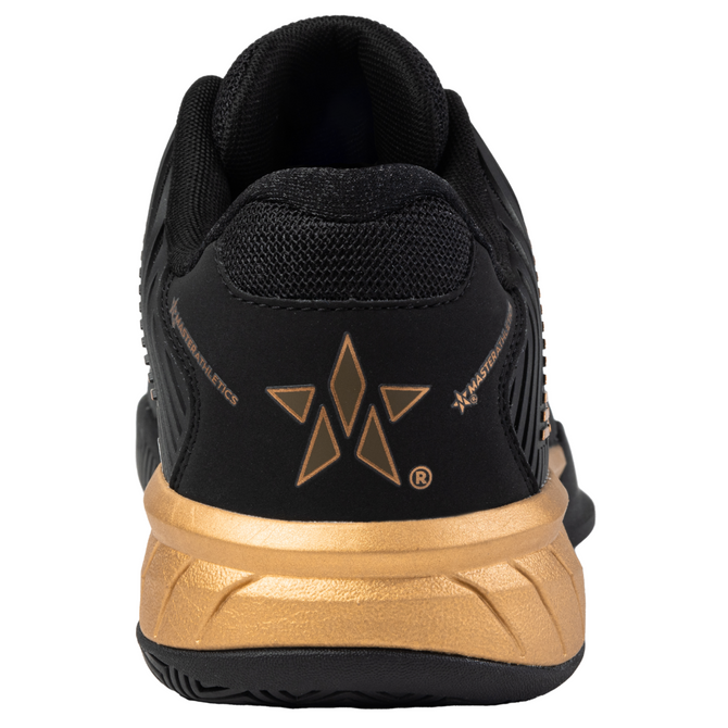 K-Swiss/Master Athletics Men's Hypercourt Express 2 Tennis Shoe (Size 11,Black/Gold) (No Original Box)