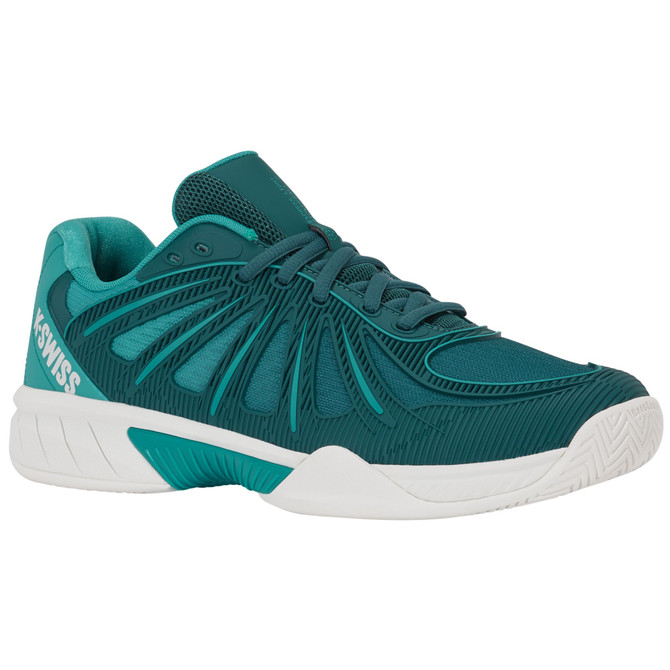 K-Swiss Men's Express Light Pickleball 2 2E (Mediterranea/Blanc de Blanc/Baltic) 