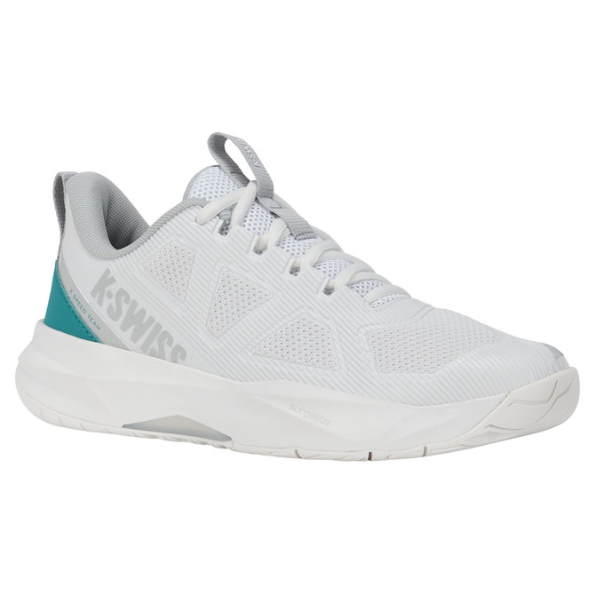 K-Swiss Women's K-Speed Team Tennis Shoe (White/Dawn Blue/Baltic)
