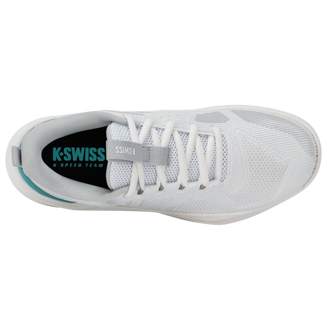 K-Swiss Women's K-Speed Team Tennis Shoe (White/Dawn Blue/Baltic)