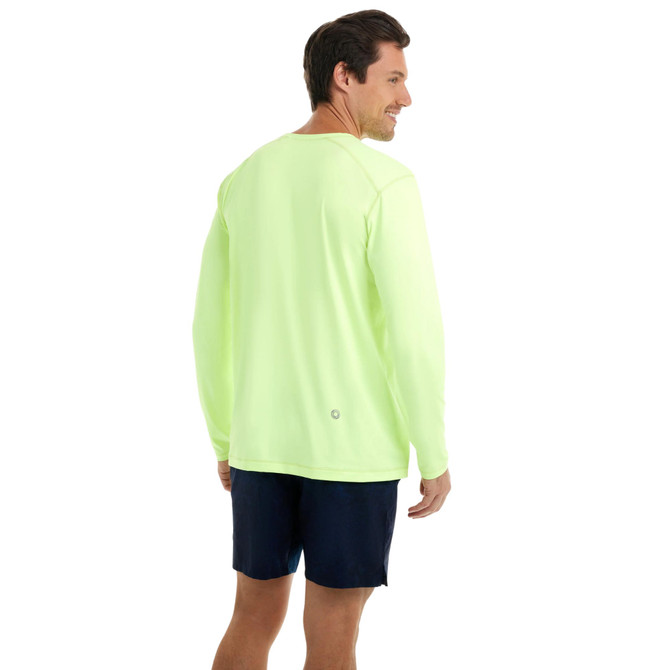 BloqUV Men's UPF 50+ Sun Protection Long Sleeve Active Jet Tee
