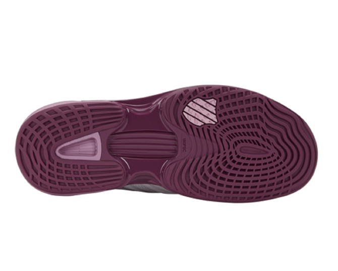 K-Swiss Women's SpeedTrac Tennis Shoe (White/Grape Nectar/Orchid Haze)