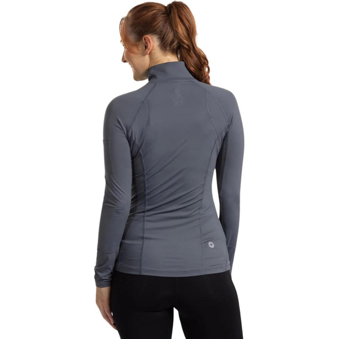 BloqUV Women's UPF 50+ Sun Protection Active Mock Zip Top