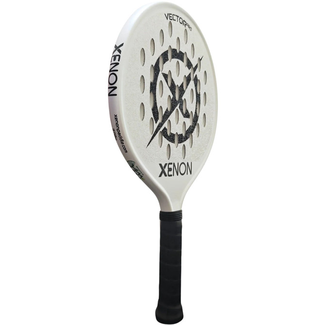 Xenon Vector Pro Spin Max White Platform Tennis Paddle (2027 Model)