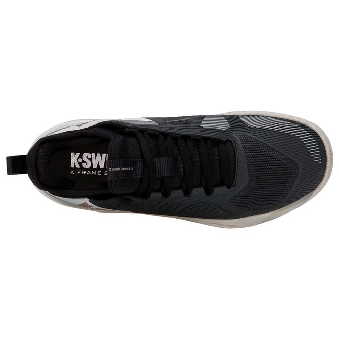 K-Swiss Women's K-Frame Speed Tennis Shoe (Moonless Night/Blanc de Blanc/Rose Gold)