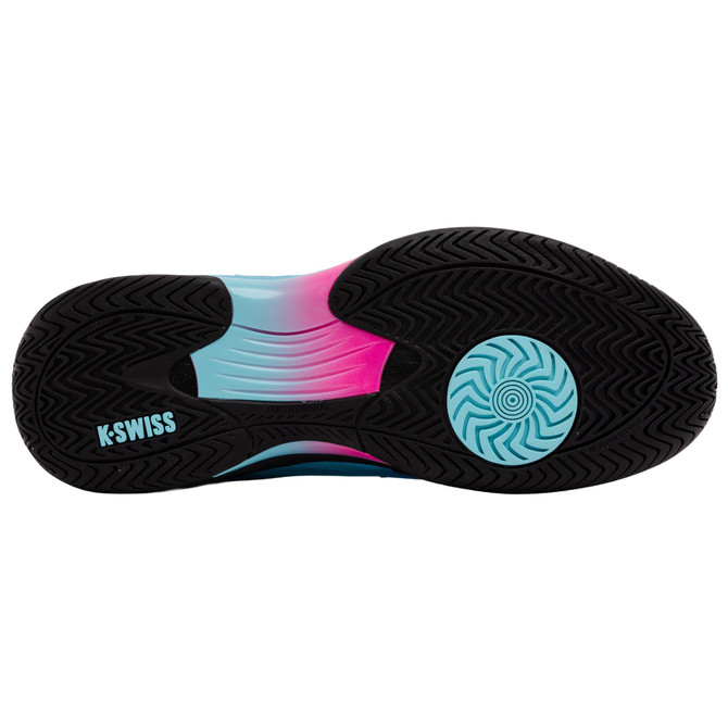 K-Swiss Men's Hypercourt Express 3 (Neon Pink/Blue Radiance/Black) 