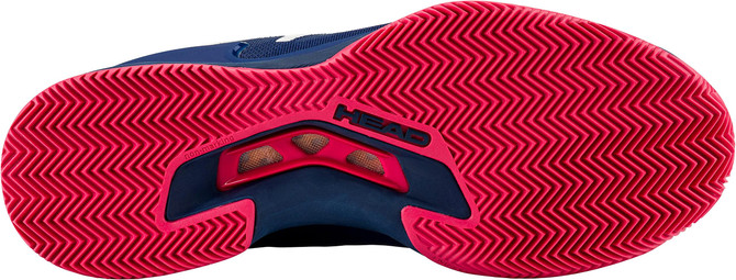 HEAD Women's Sprint Pro 3.5 Clay Tennis Shoes (Size 8, Dark Blue/Azalea)