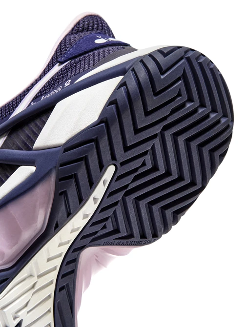 Diadora Women's B.Icon 2 All Ground Tennis Shoe  (Astral Aura/White)