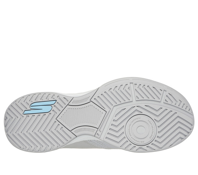 Skechers Women's Viper Court Smash (Size 10, Gray/Blue)