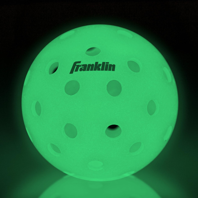 Franklin Sports Glow in the Dark Outdoor Pickleballs (3 Pack)
