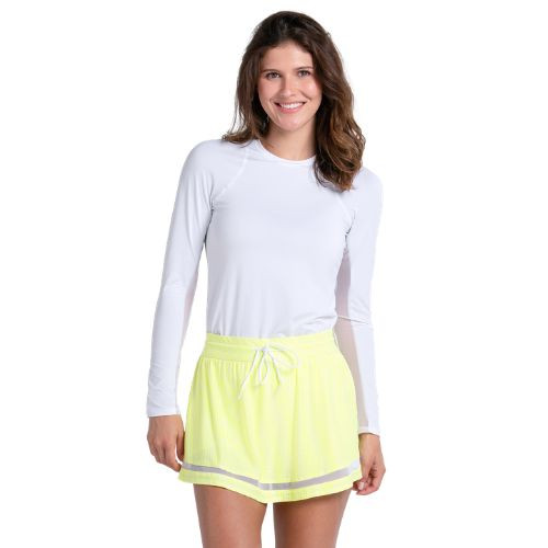 Lucky In Love Women's High Waist Seersucker Skirt 