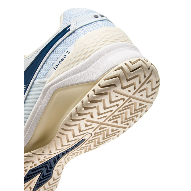 Diadora Men's Blushield Torneo 3 All Ground Tennis Shoe, Size 7 (White/Ensign)
