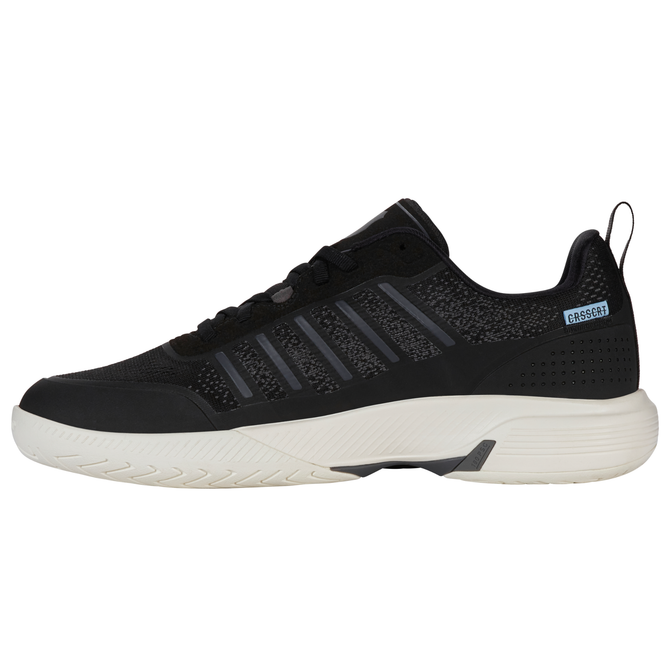 K-Swiss Men's Ultra Court Pickleball Shoe (Black/Snow White/Asphalt)