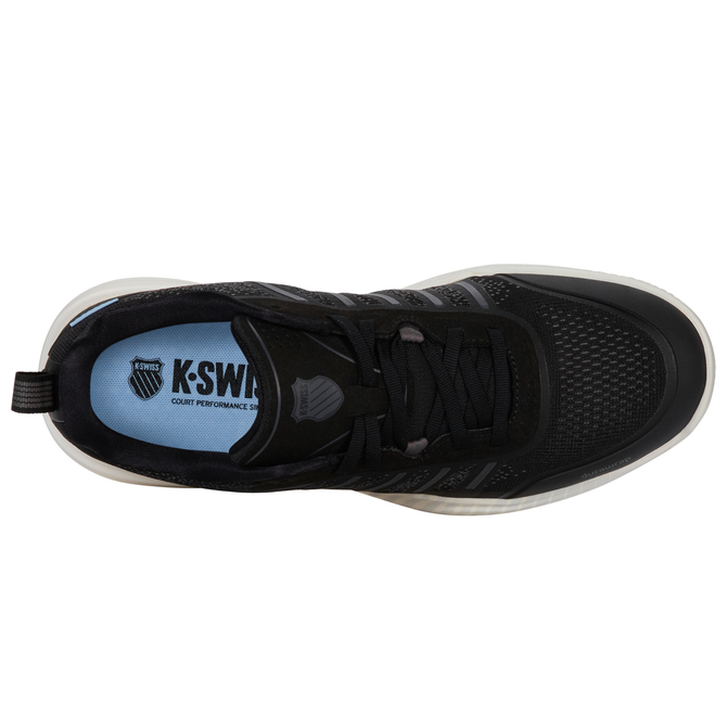 K-Swiss Men's Ultra Court Pickleball Shoe (Black/Snow White/Asphalt)