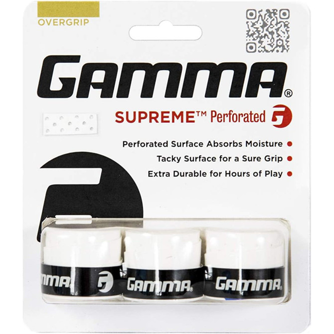 Gamma Supreme Perforated Overgrip | 3 Pack