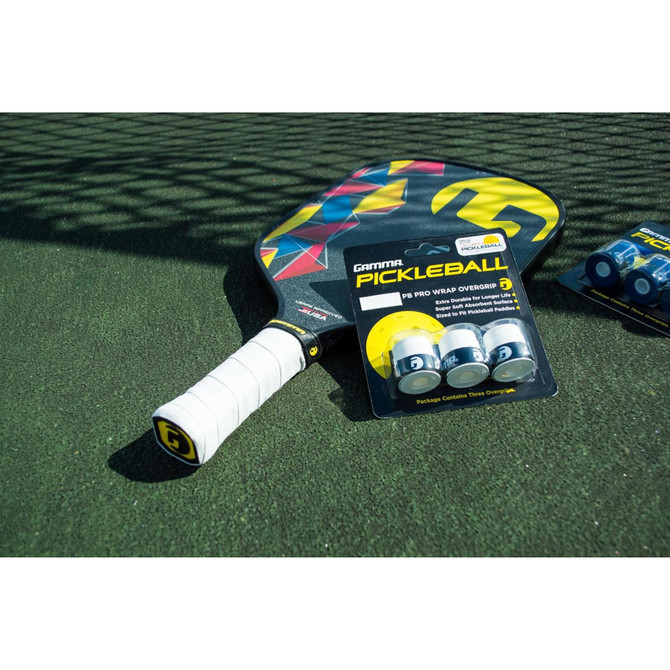 Gamma Pickleball Pro Wrap Overgrip | 3 Pack