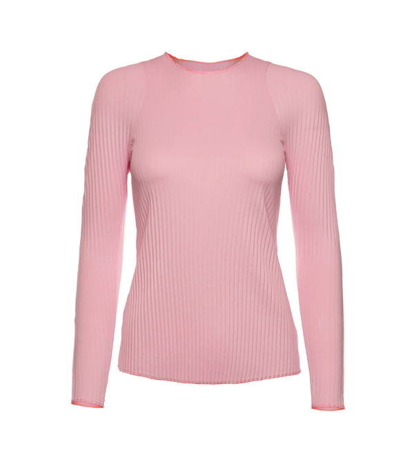 K-Swiss Women's Pleated Long Tennis Sleeve Crew