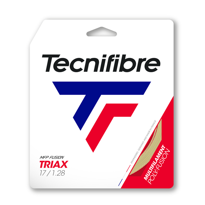 Tecnifibre Triax 17G Natural Tennis String Set