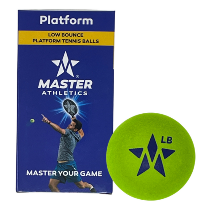 Master Athletic Low Bounce Platform Tennis Balls (Dozen - 12 balls)