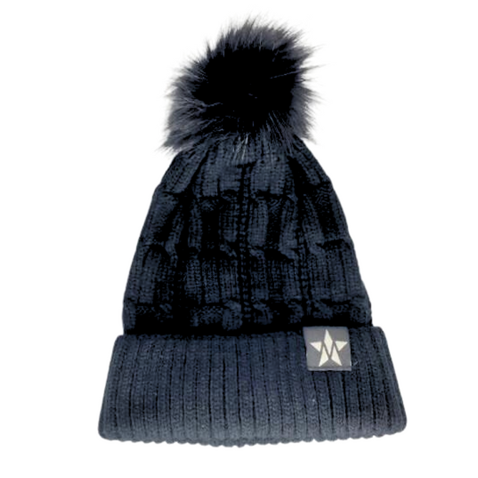 Master Athletics Cable Knit Hat (Black)