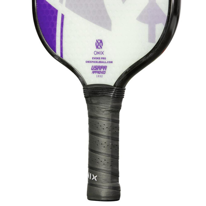 Onix Evoke Pro Pickleball Paddle Features Composite Face and Precision Cut Polypropylene Core