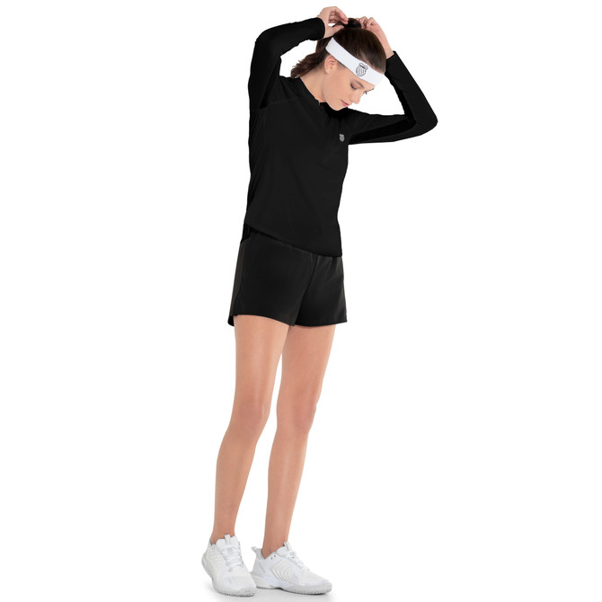 K-Swiss Women's Excel Zip Long Sleeve Shirt