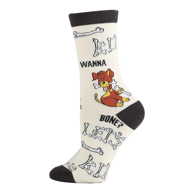 Oooh Yeah! Women's Crew Socks (Wanna Bone)