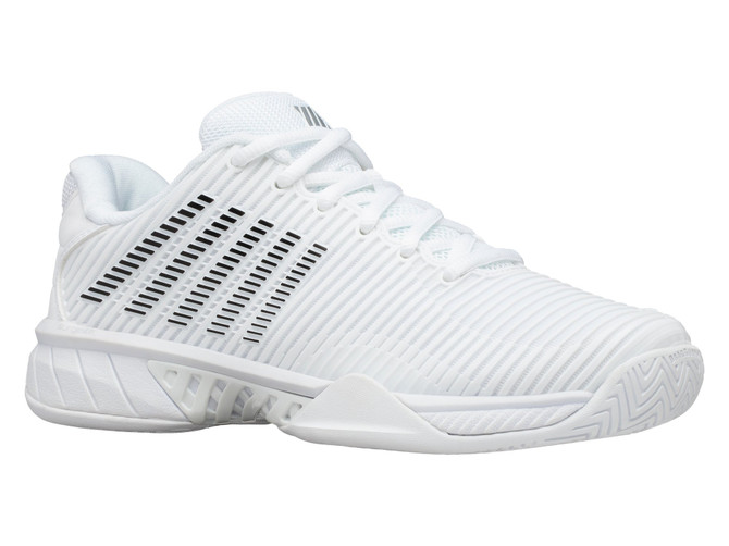 K-Swiss Women's Hypercourt Express 2 Tennis Shoe (White/Black)