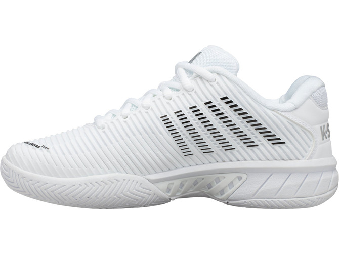 K-Swiss Women's Hypercourt Express 2 Tennis Shoe (White/Black)