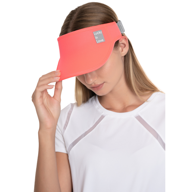 Lucky In Love Lucky Logo Stretch Visor