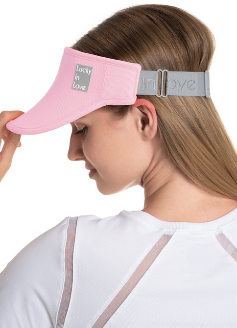 Lucky In Love Lucky Logo Stretch Visor