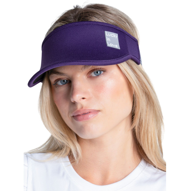 Lucky In Love Lucky Logo Stretch Visor 