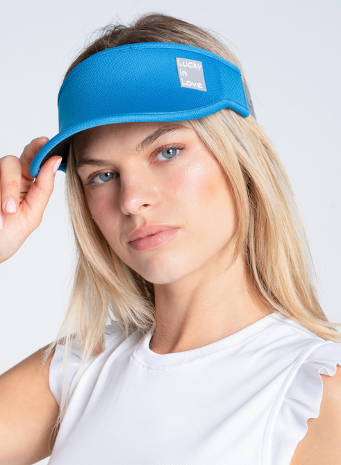 Lucky In Love Lucky Logo Stretch Visor 