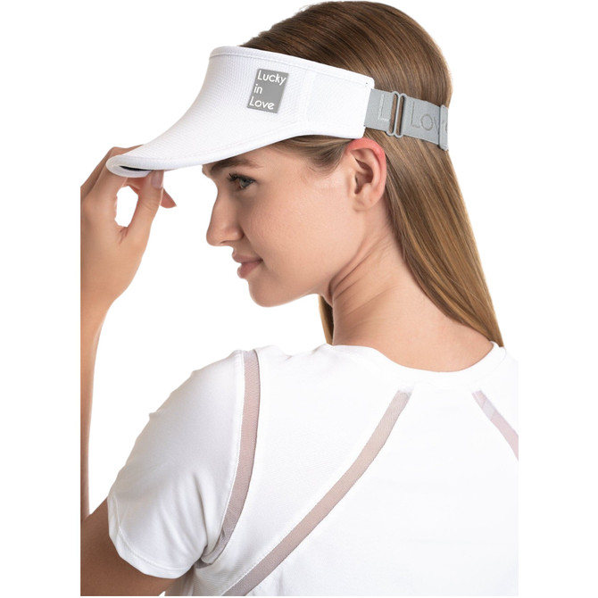 Lucky In Love Lucky Logo Stretch Visor
