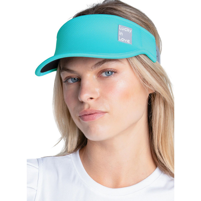 Lucky In Love Lucky Logo Stretch Visor