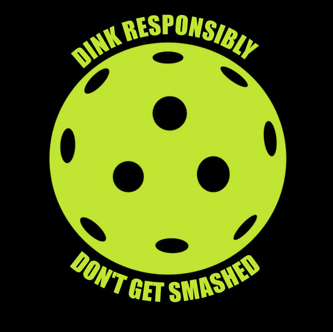 Neoprene Pickleball Paddle Cover(Sleeve Only)- Dink Responsibly