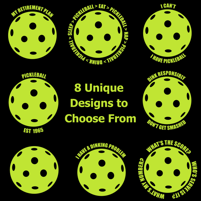 Neoprene Pickleball Paddle Cover(Sleeve Only)- Dink Responsibly