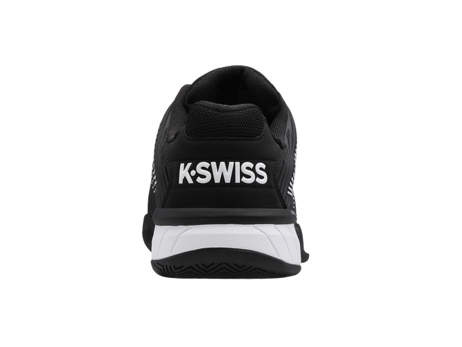 K-Swiss Men's Hypercourt Express 2 Tennis Shoe (Black/White/Highrise) 
