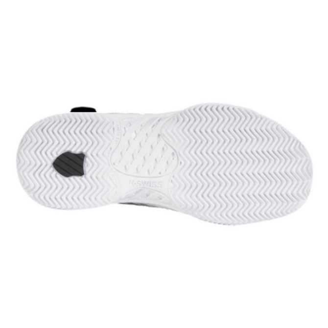 K-Swiss Women's Hypercourt Express 2 HB Clay Tennis Shoe (White/Black)