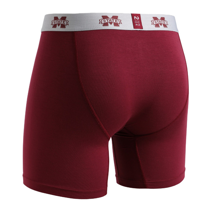 2UNDR NCAA Team Colors Men's Swing Shift Boxers (MS Maroon)