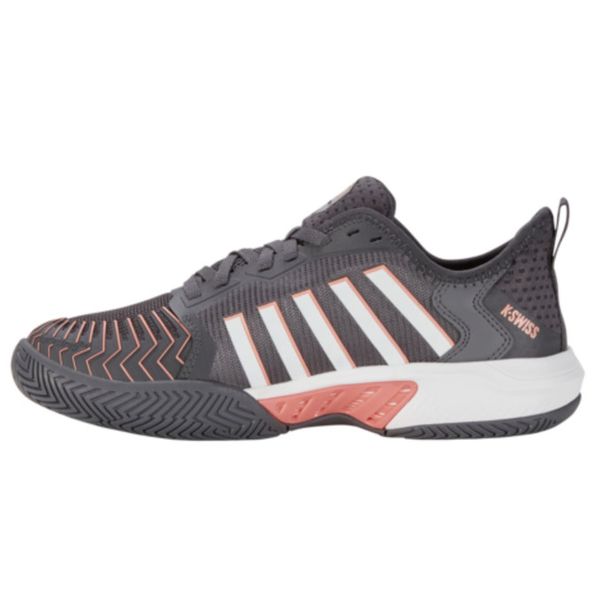 K-Swiss Women's Pickleball Supreme (Asphalt/White/Peach Amber)