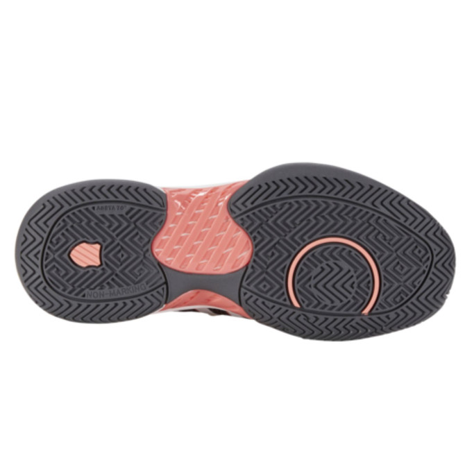 K-Swiss Women's Pickleball Supreme (Asphalt/White/Peach Amber)