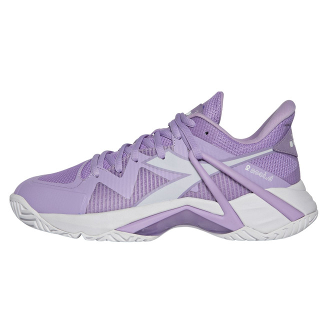 Diadora Women's B.Icon 2 All Ground Tennis Shoe (Orchid Bloom/White)