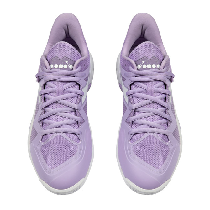 Diadora Women's B.Icon 2 All Ground Tennis Shoe (Orchid Bloom/White)