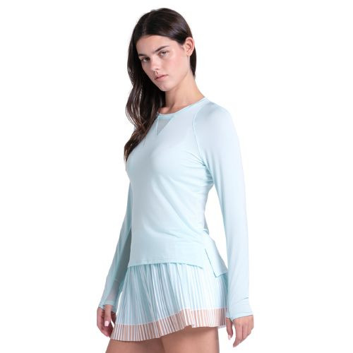 Lucky In Love Women's High Low Breezy Long Sleeve Shirt 