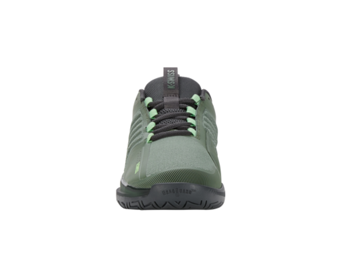 K-Swiss Men's Ultrashot 3 Tennis Shoe (Sea Spray/Urban Chic/Soft Neon Green).