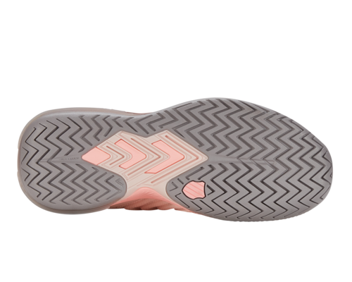K-Swiss Women's Ultrashot 3 Tennis Shoe (Morganite/Satellite/Pale Neon Coral)