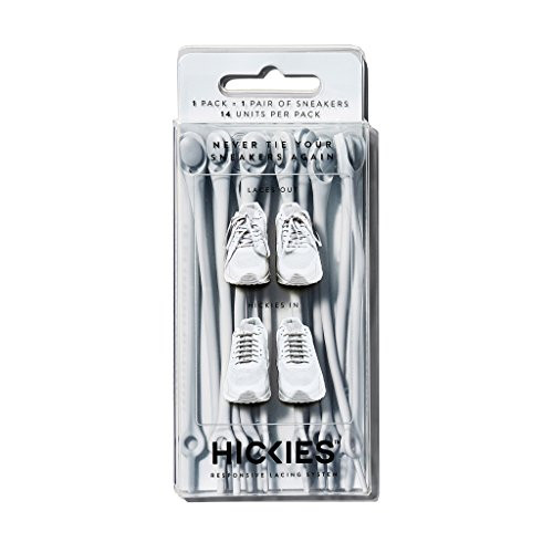 HICKIES 1.0 Original Unisex One Size Fits All Elastic No-Tie Shoelaces