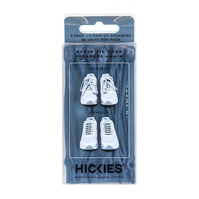 HICKIES 1.0 Original Unisex One Size Fits All Elastic No-Tie Shoelaces